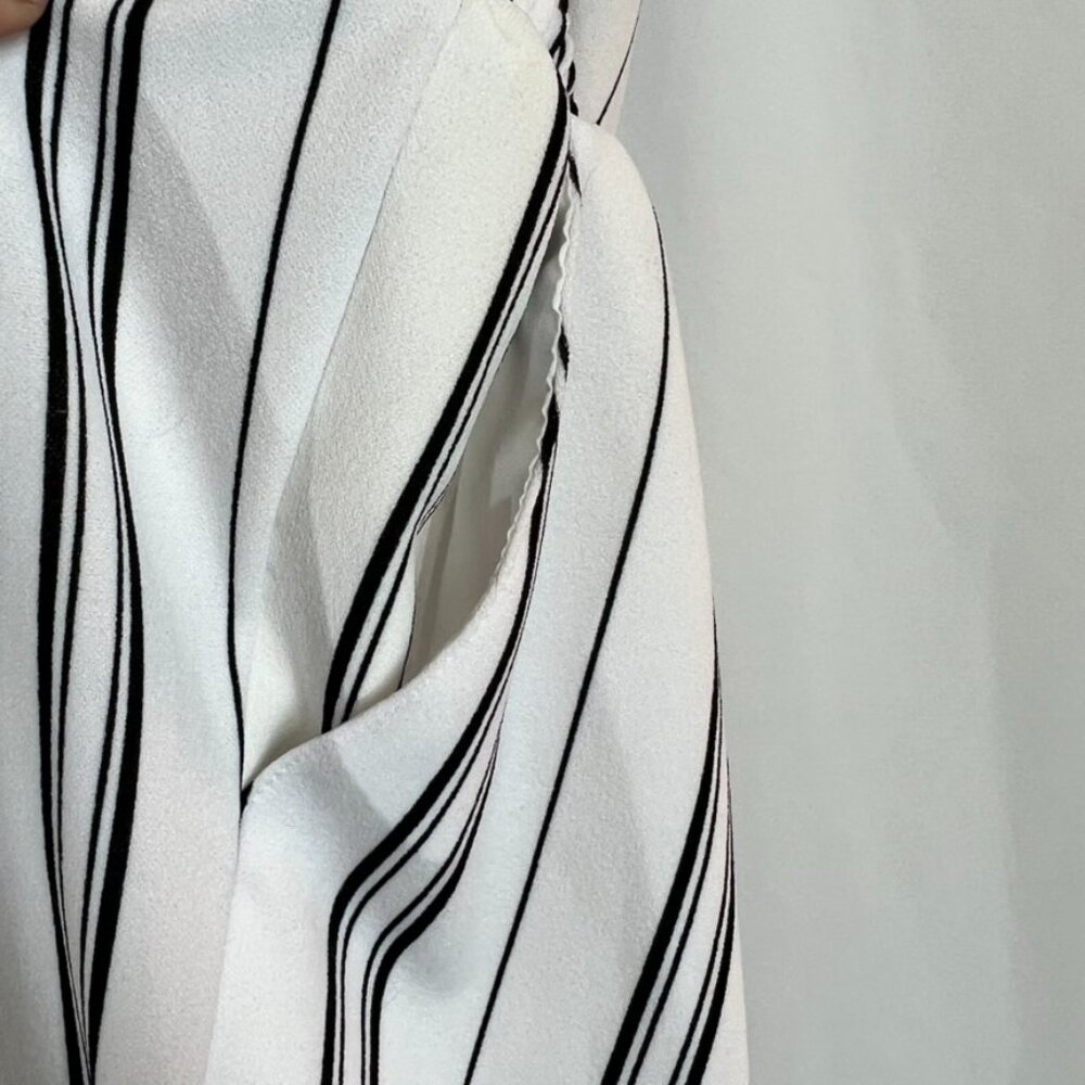 Cisono Jumpsuit Vertical Stripes Drawstring Waist Sleeveless - Picture 14 of 15